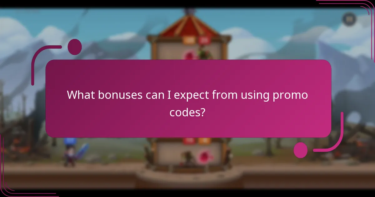 What bonuses can I expect from using promo codes?